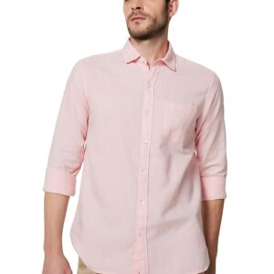 Symbol Premium Men's Cotton Linen Casual Shirt - Regular Fit | Full Sleeve (Available in Plus Sizes)